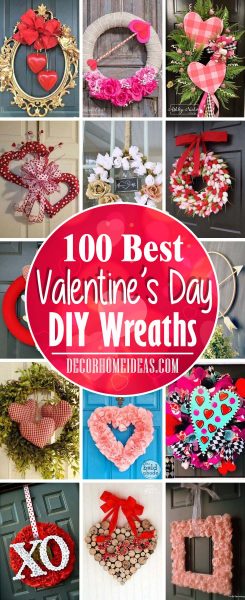 100 Best DIY Valentine's Day Wreaths