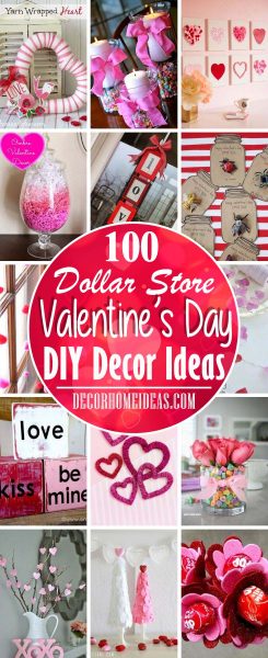 100 Best Dollar Store Valentine's Day Decorations