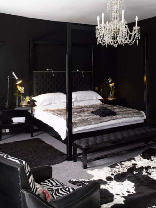 Fabulous In Black Womens' Bedroom #women #bedroom #feminine #decor #decorhomeideas