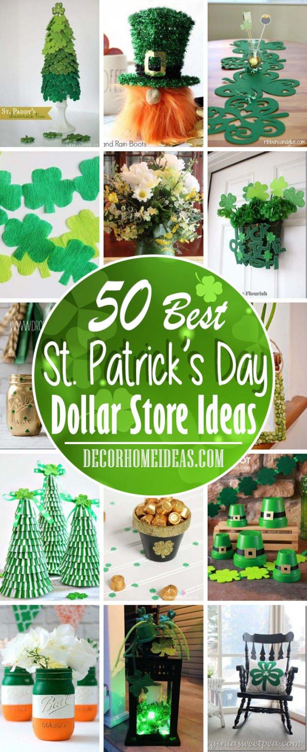 50 Best Dollar Store St. Patrick's Day Decor Ideas