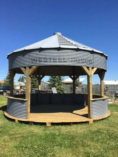 A Grain Silo Turned Into Gazebo Could Be Your Best Summer Retreat