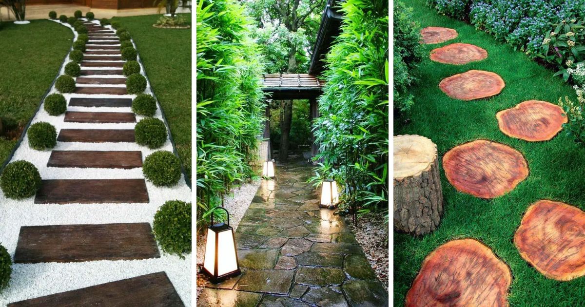 25 Beautiful Garden Path and Walkway Ideas That Are Easy To Copy | Decor Home Ideas