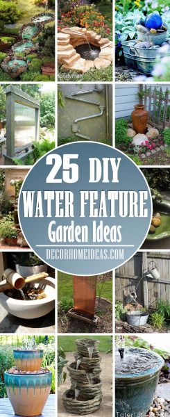 25 Simple Diy Water Feature Ideas For Absolute Garden Serenity