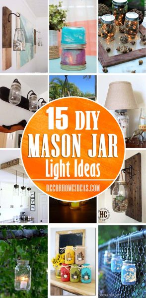 15 Creative Mason Jar Light Ideas To Add More Charm To Your Home