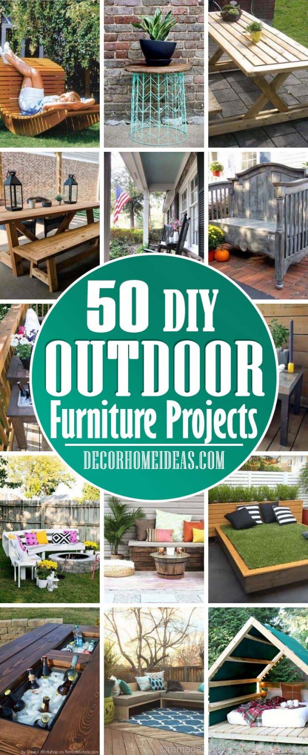 50 Budget-Friendly DIY Outdoor Furniture Projects