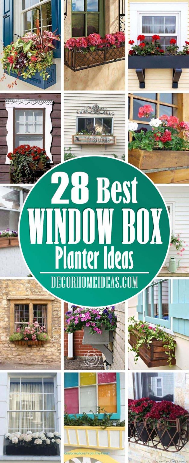 26 Best Window Box Planter Ideas To Add Floral Charm To Your Home