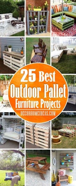 25 Amazing Outdoor Pallet Furniture Ideas For The Best Summer Days