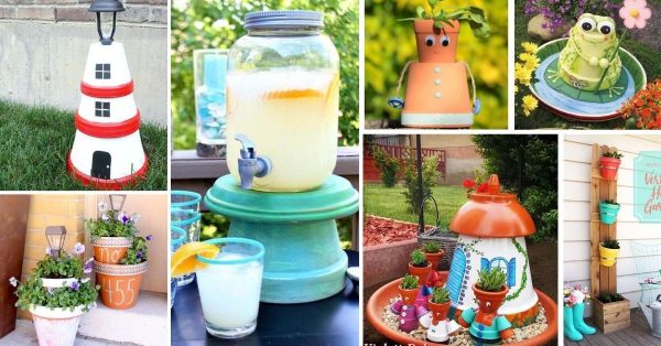 28 Fun DIY Clay Flower Pot Crafts That Are Full Of Color