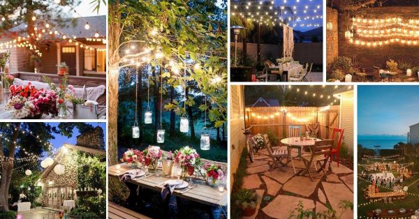 26 Fantastic Yard and Patio String Lighting Ideas | Decor Home Ideas