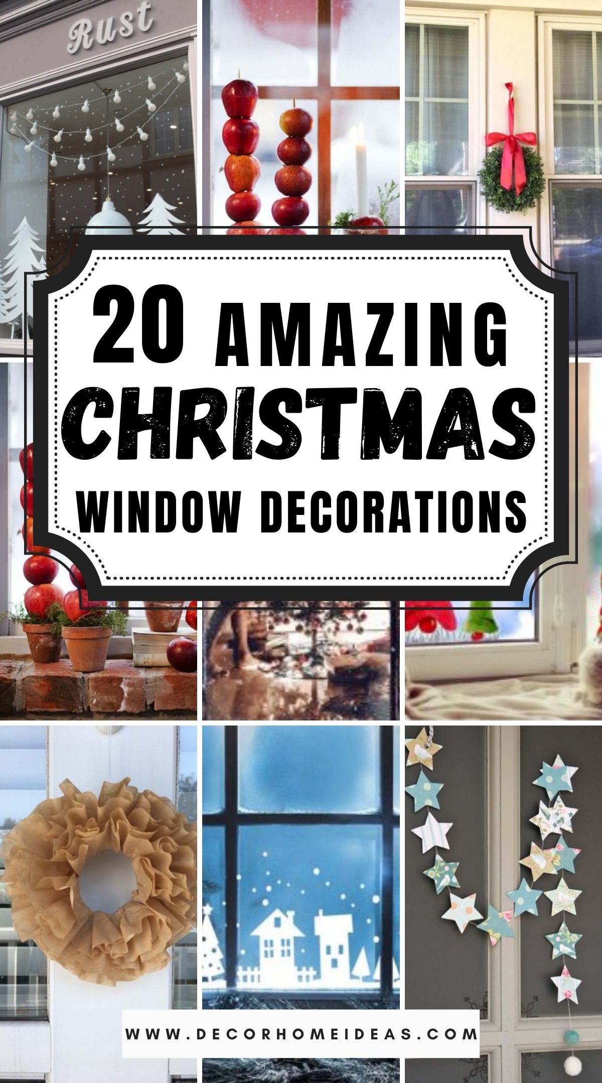 20 Best Christmas Window Decorations 2