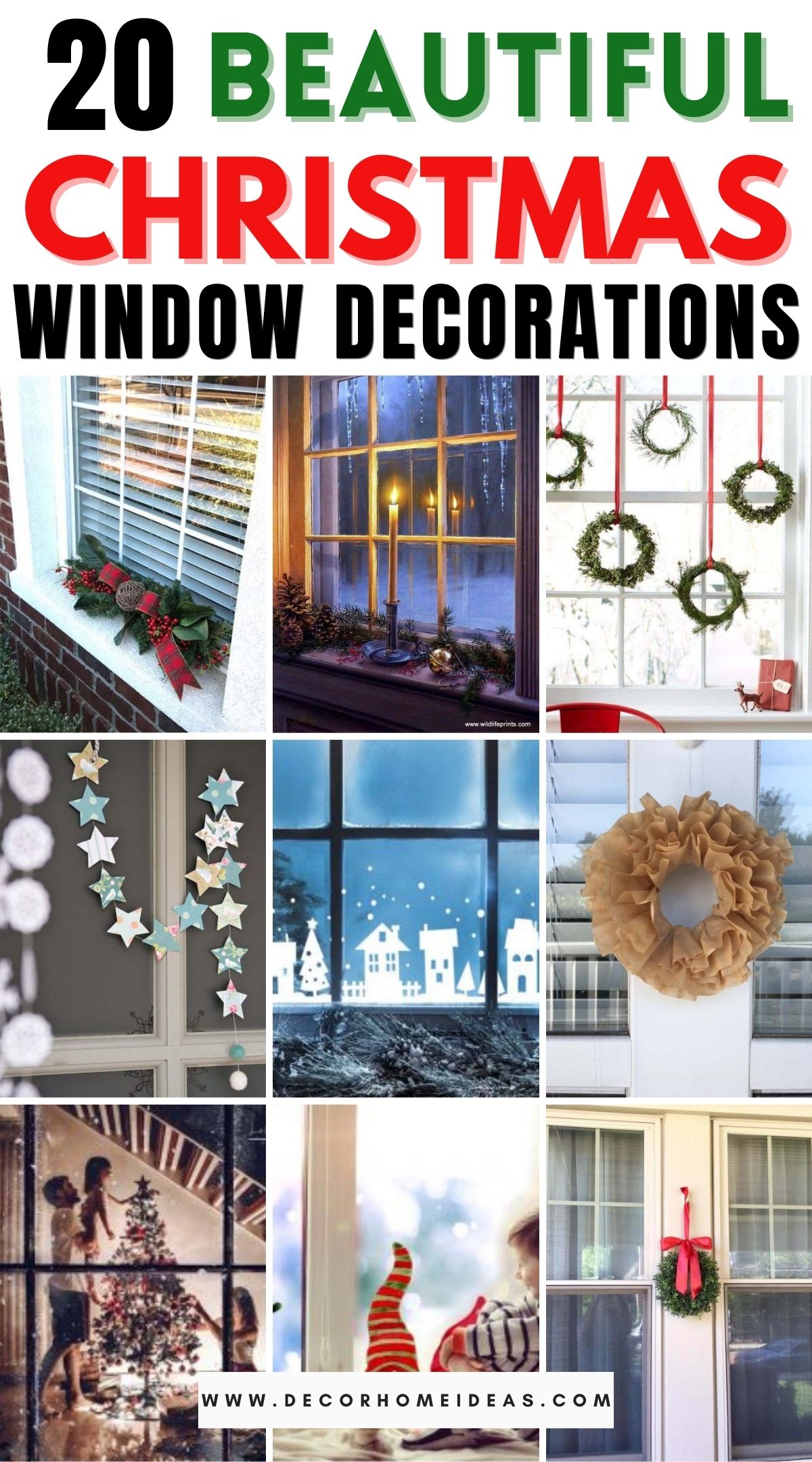 20 Best Christmas Window Decorations 3