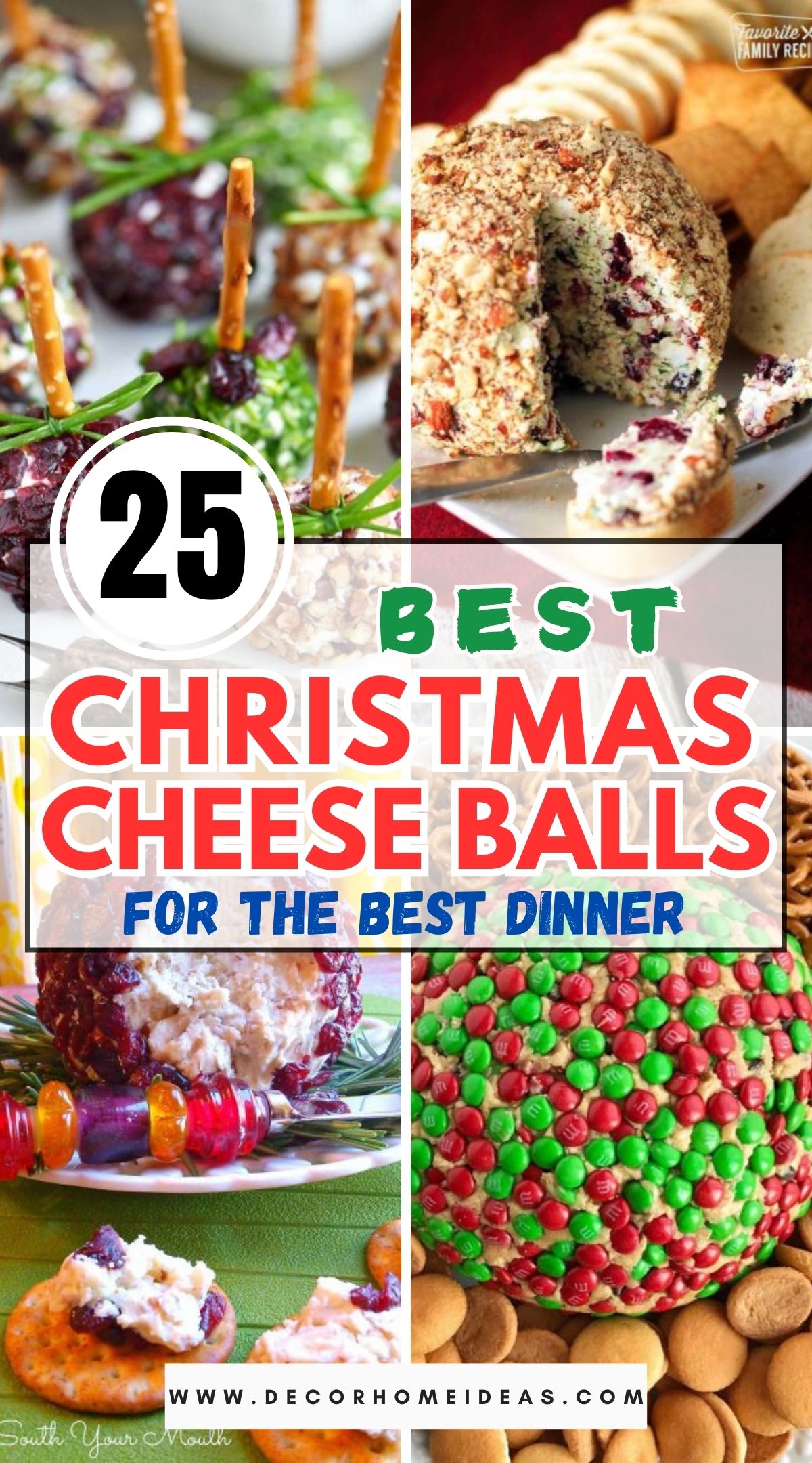 25 Delicious Christmas Cheese Balls 1