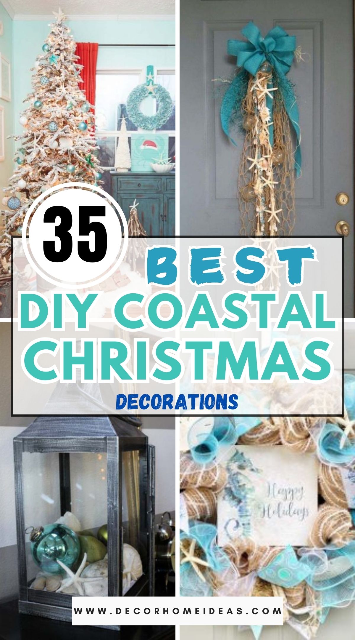 35 DIY Coastal Christmas Decorations 1