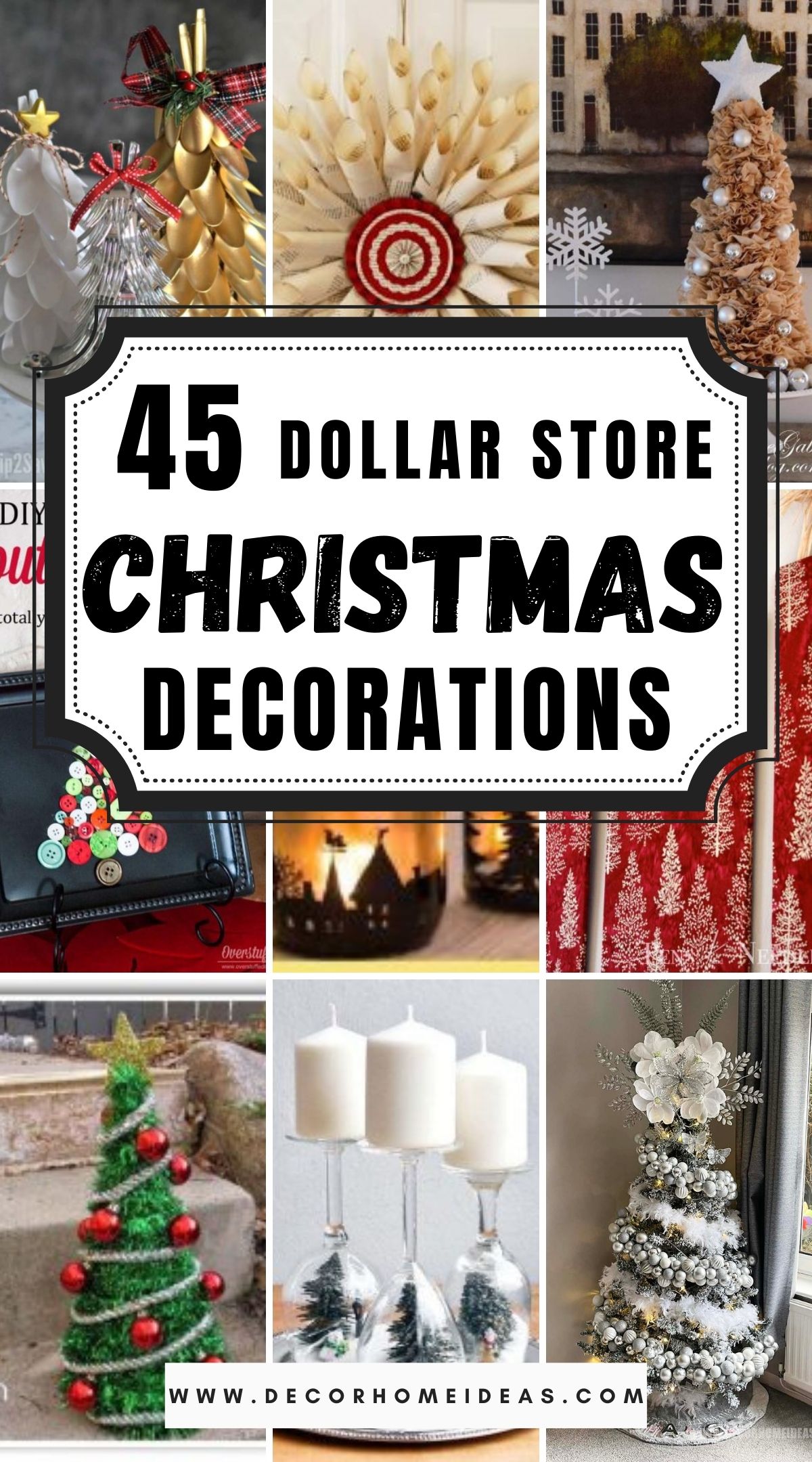 45 Dollar Store Christmas Decorations 2