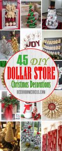 45 Creative Dollar Store Christmas Decorations That Are So Easy To Do