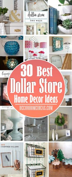 33 Impressive DIY Dollar Store Home Decor Ideas | Decor Home Ideas