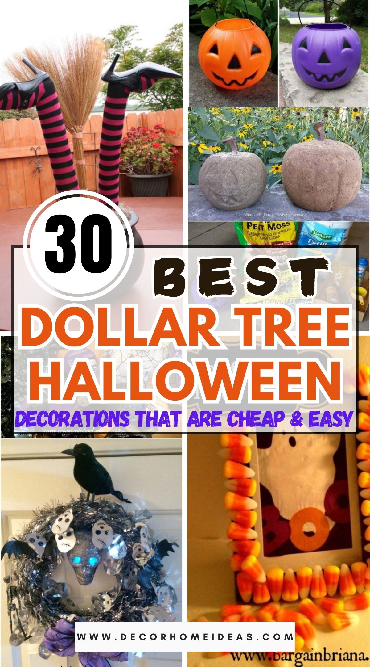 best dollar tree cheap easy halloween decorations