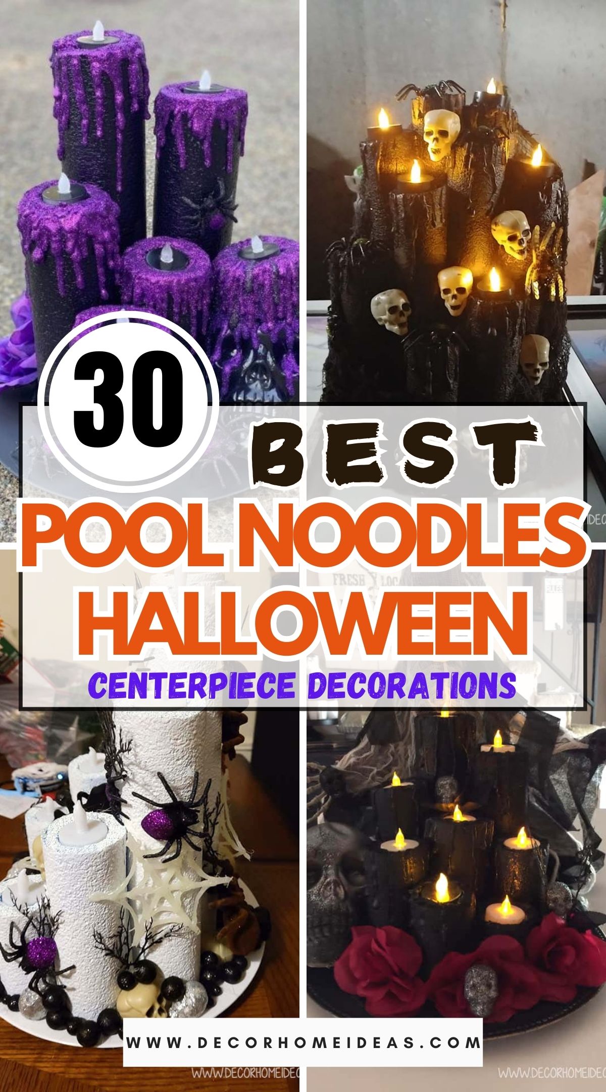 best pool noodles halloween centerpiece decorations