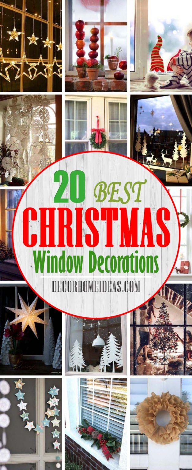 20 Best Christmas Window Decorations To Add More Charm To The Holidays