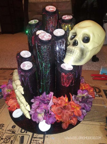 30 Amazing Pool Noodles Halloween Centerpiece Decorations