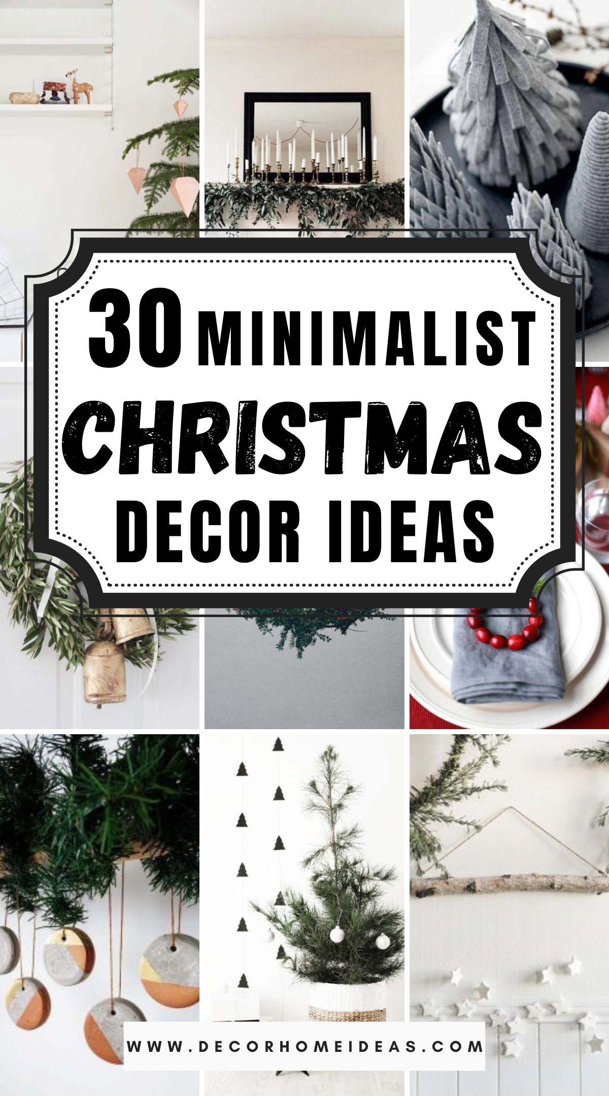 30 Minimalist Christmas Decor Ideas 2