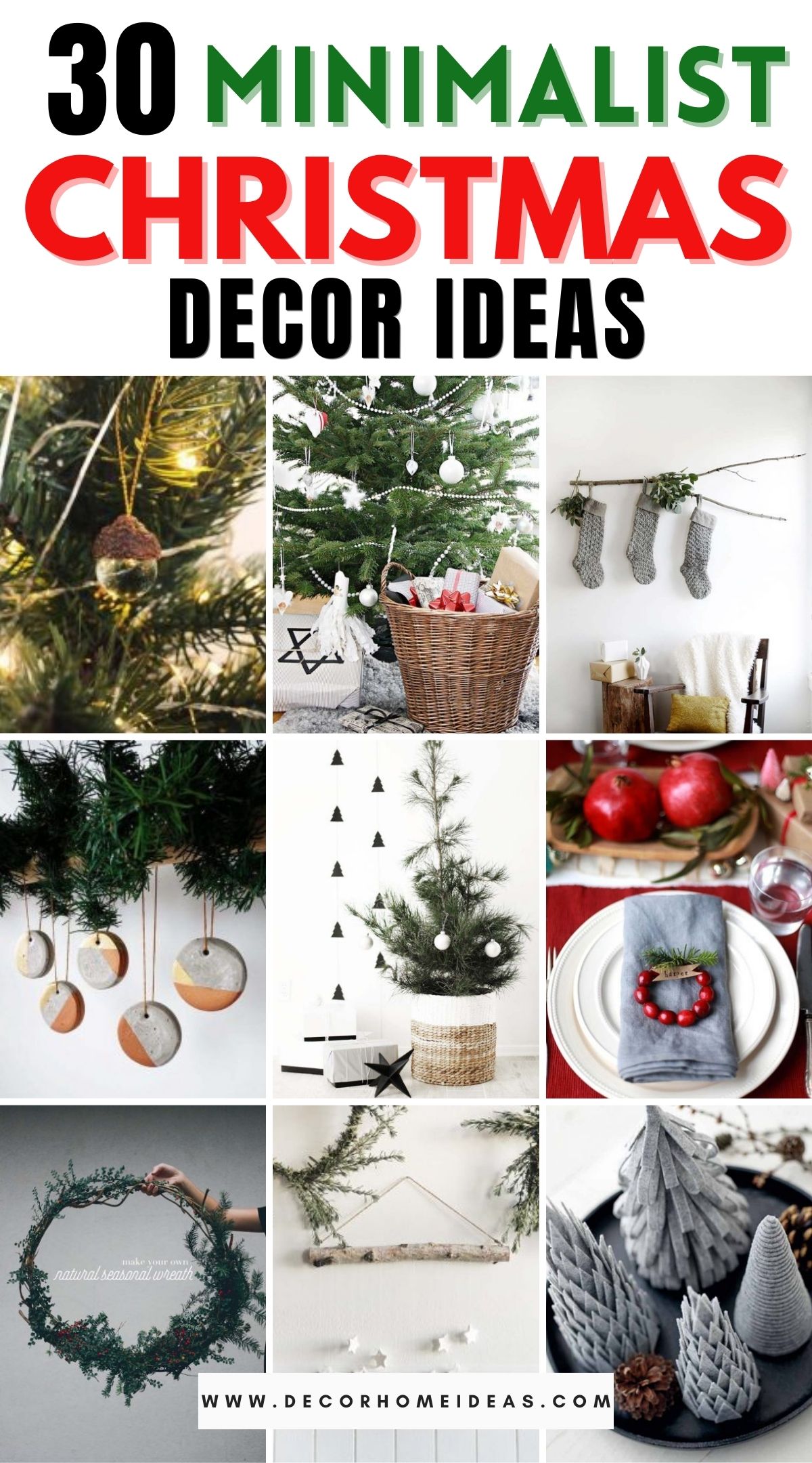 30 Minimalist Christmas Decor Ideas 3