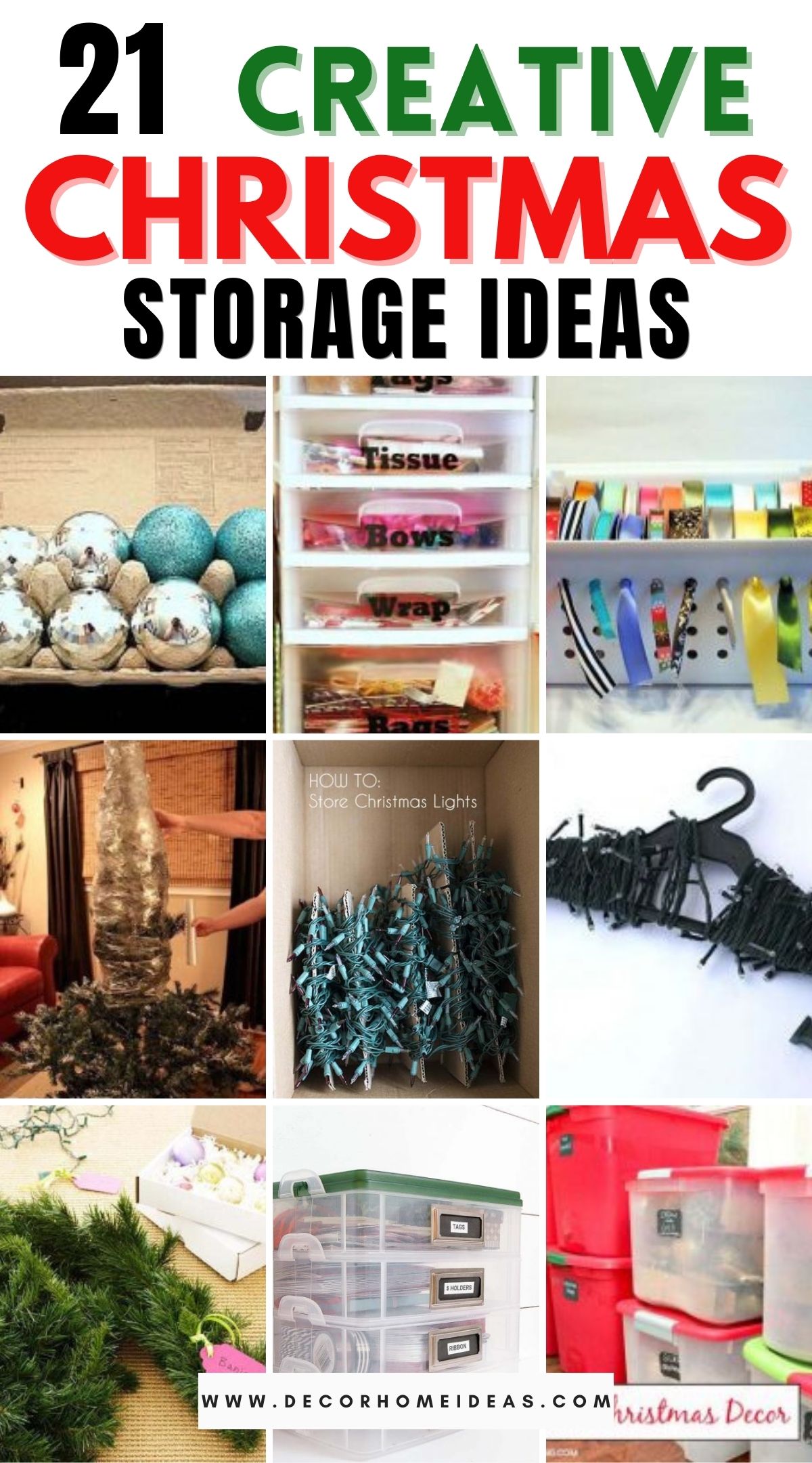 21 Creative Christmas Storage Ideas 3