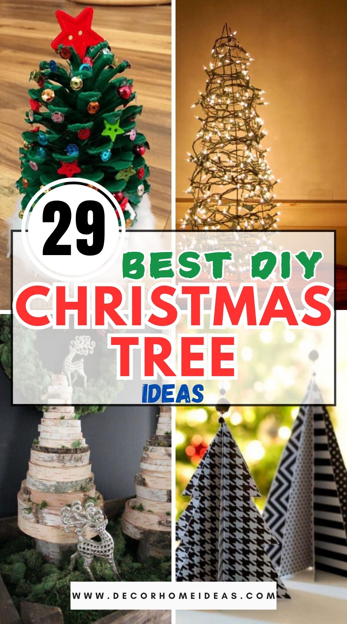 29 Creative DIY Christmas Tree Ideas 1