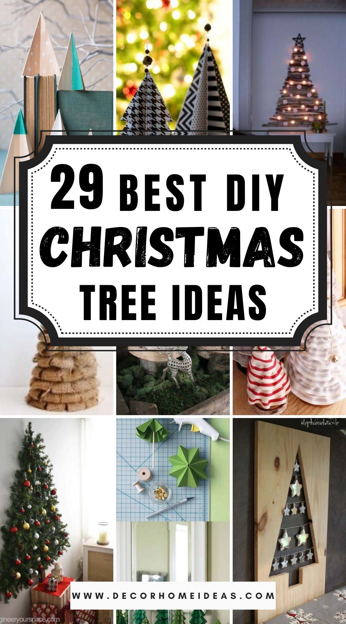 29 Creative DIY Christmas Tree Ideas 2