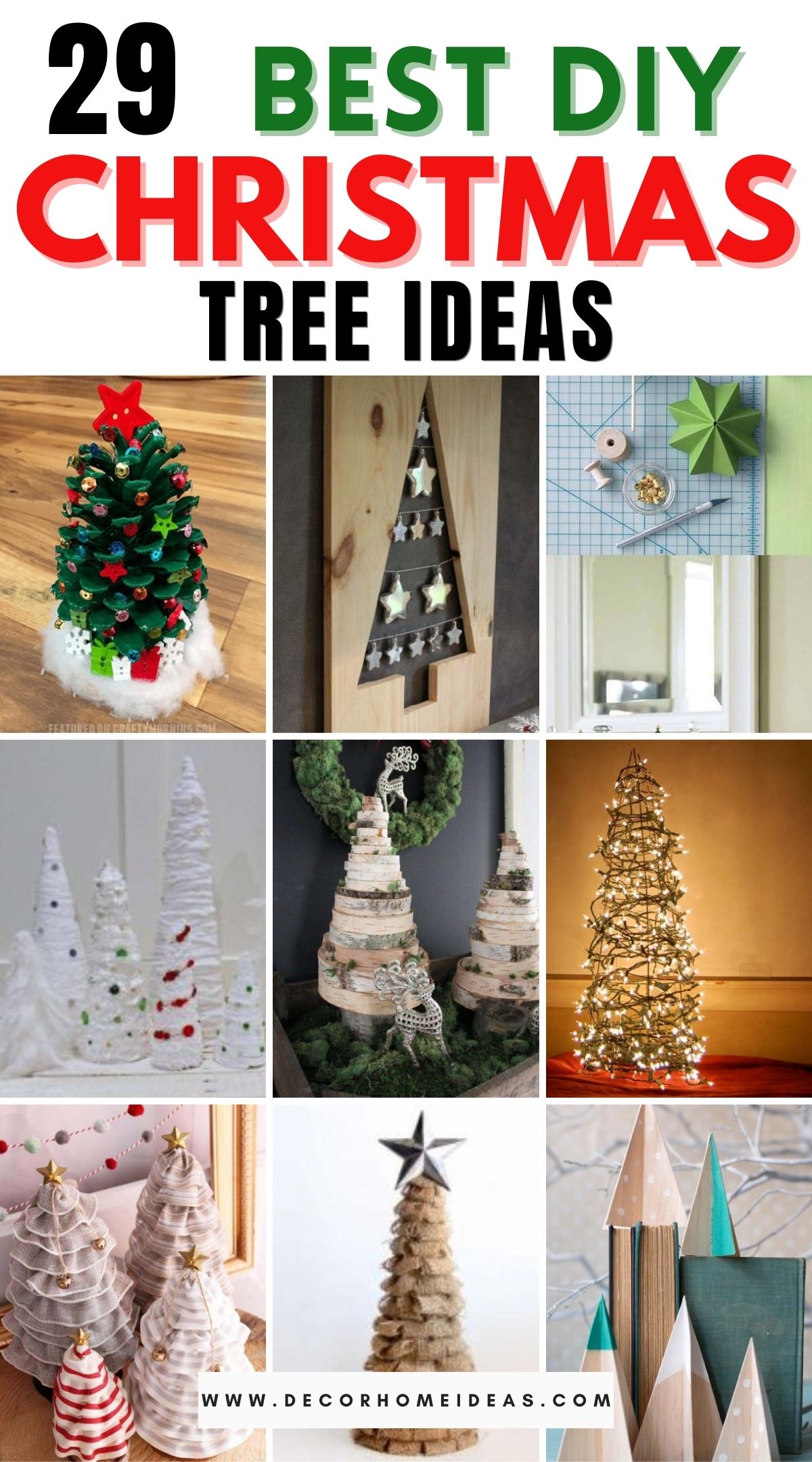 29 Creative DIY Christmas Tree Ideas 3