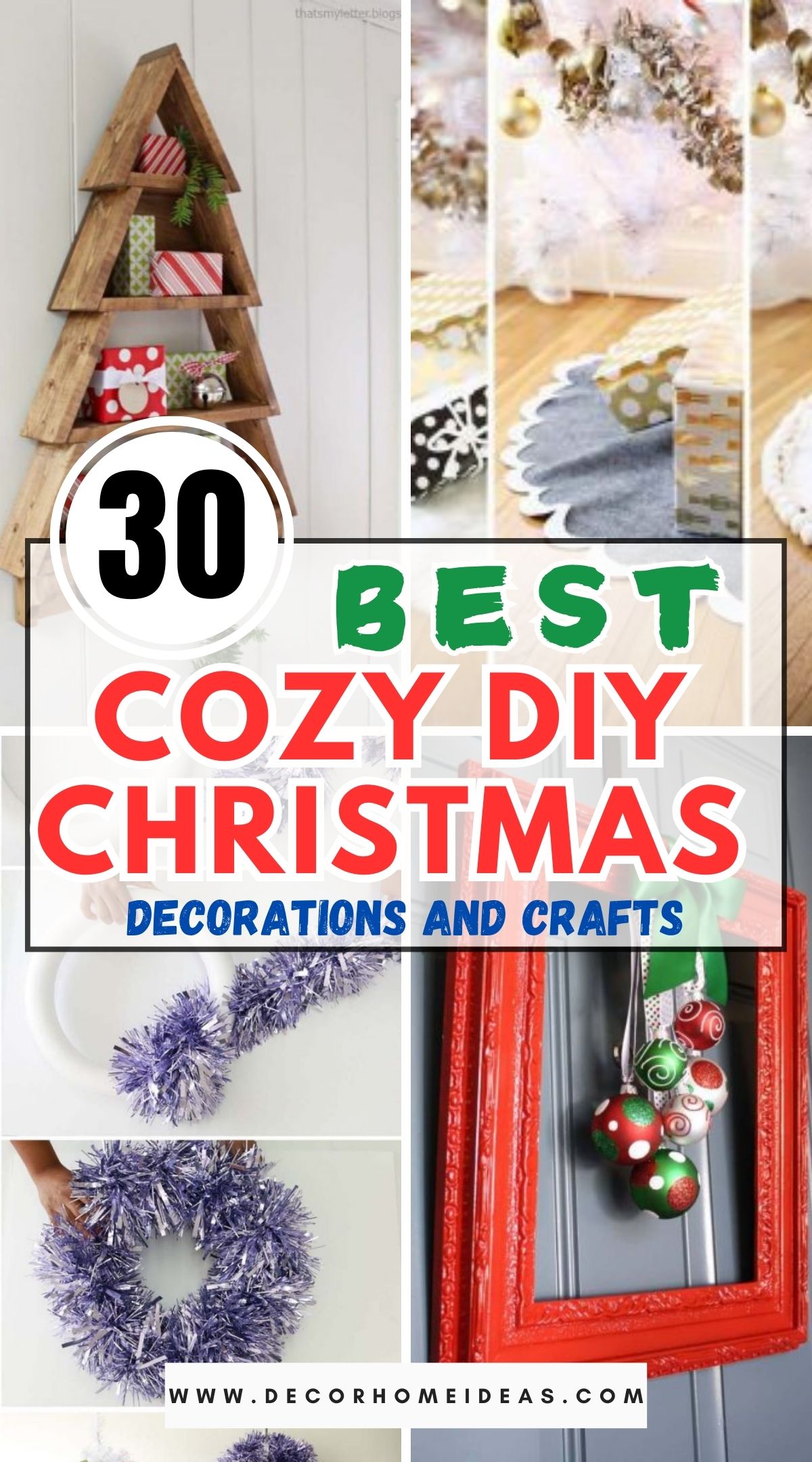 30 Cozy DIY Christmas Decorations and Crafts 1