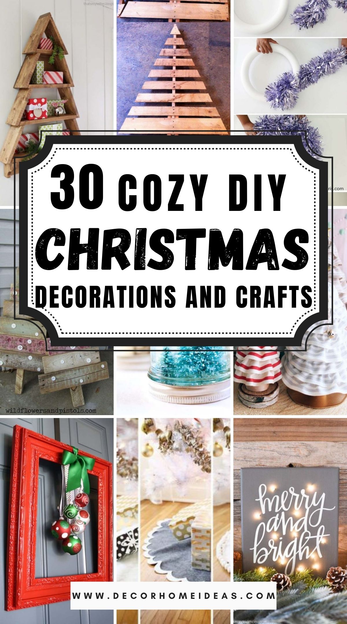 30 Cozy DIY Christmas Decorations and Crafts 2