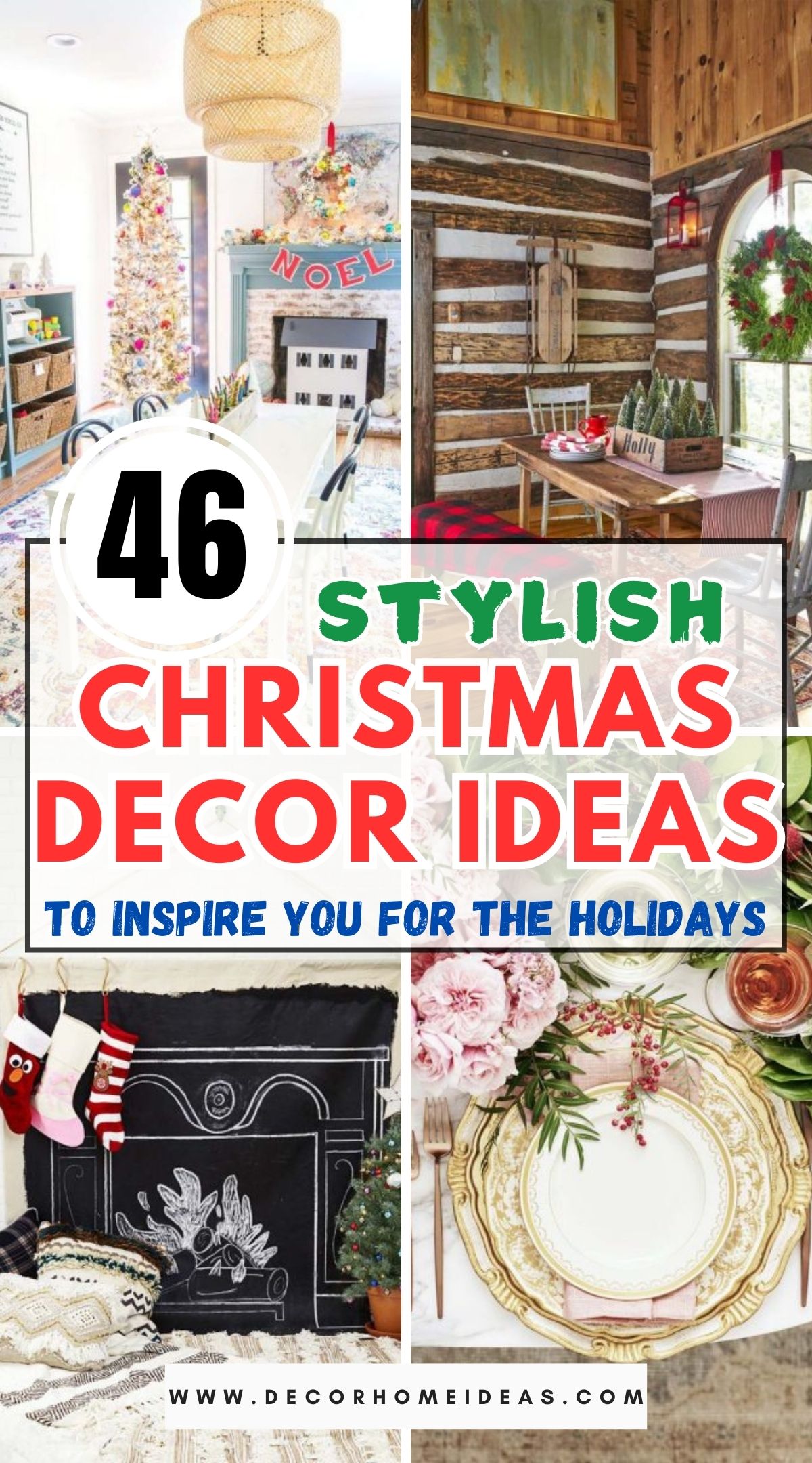 46 Stylish Christmas Decor Ideas 1