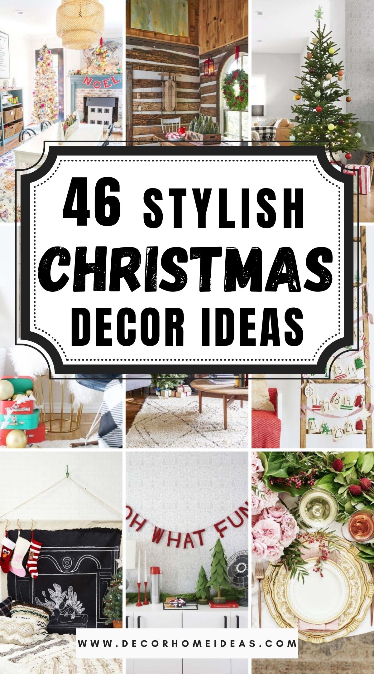 46 Stylish Christmas Decor Ideas 2