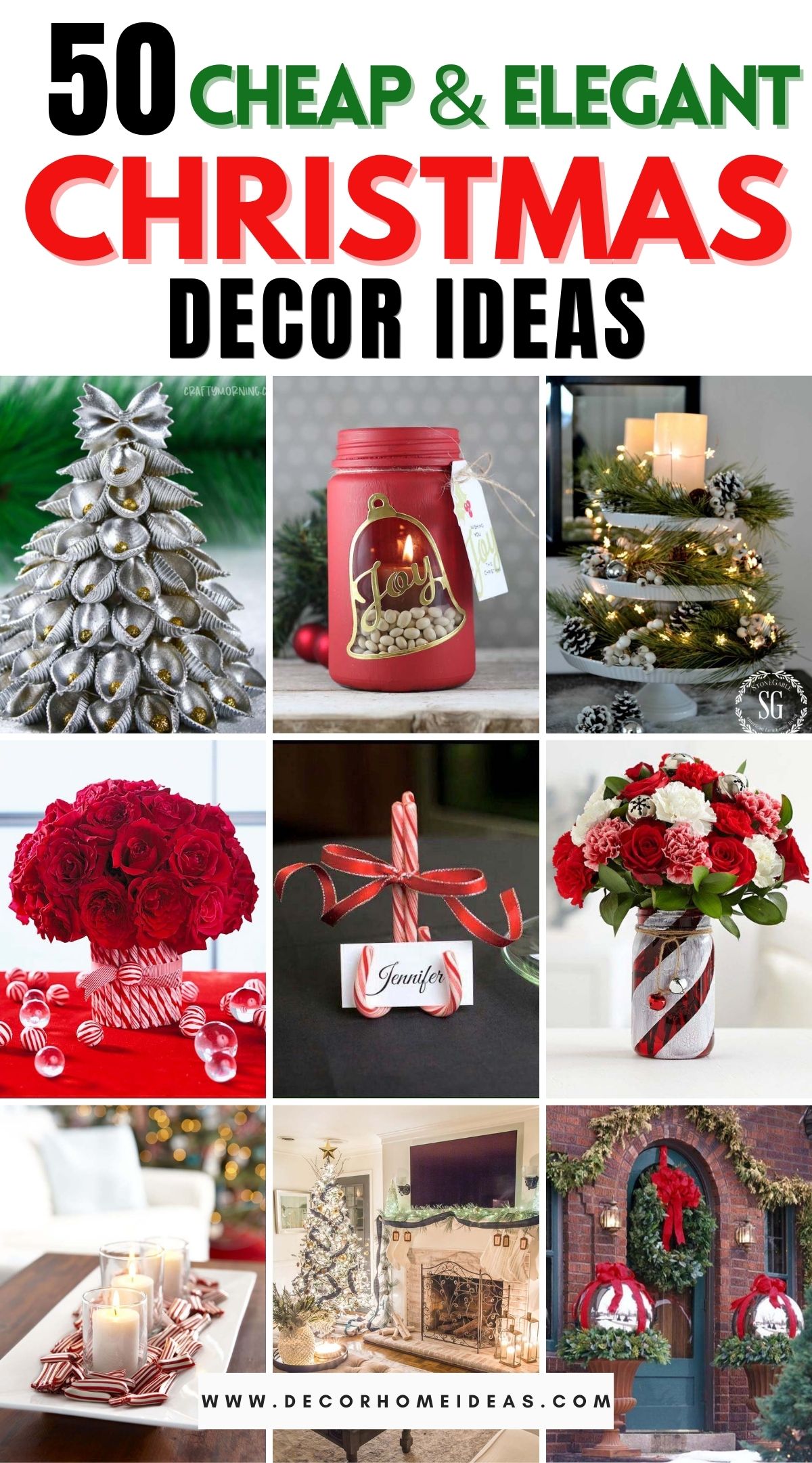 50 Cheap and Elegant Christmas Decor Ideas 3