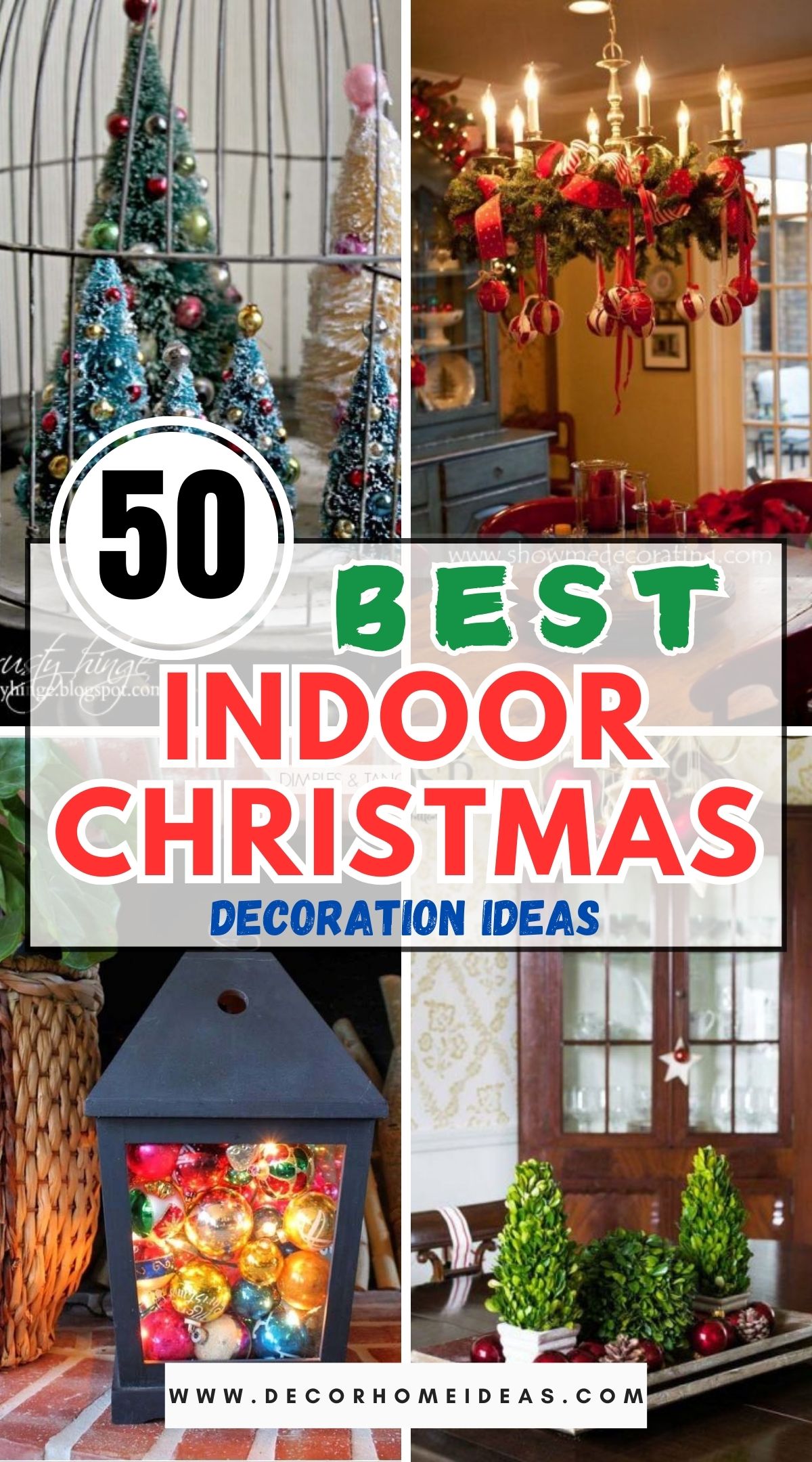 50 Indoor Christmas Decoration Ideas 1