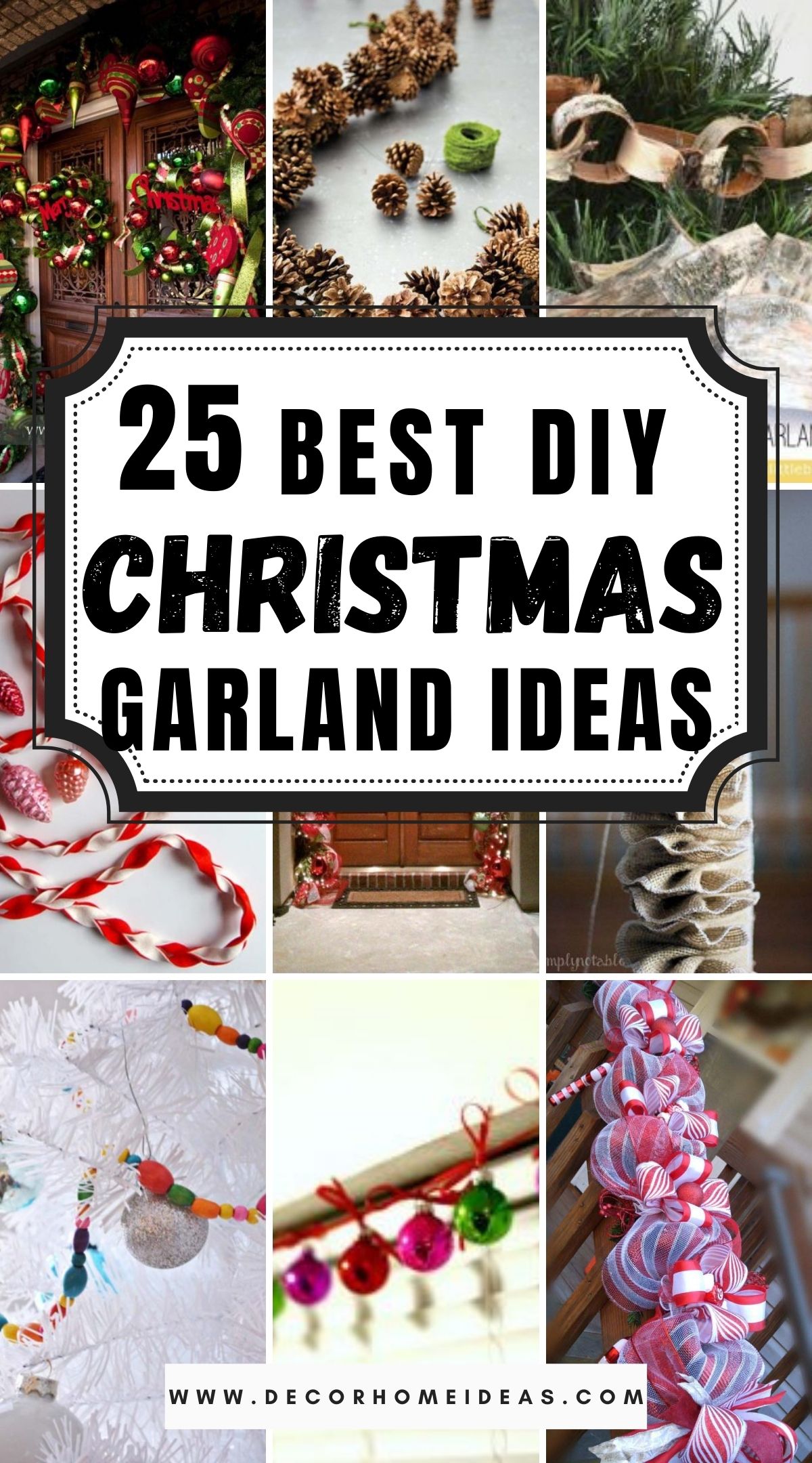 55 Best DIY Christmas Garland Ideas 2