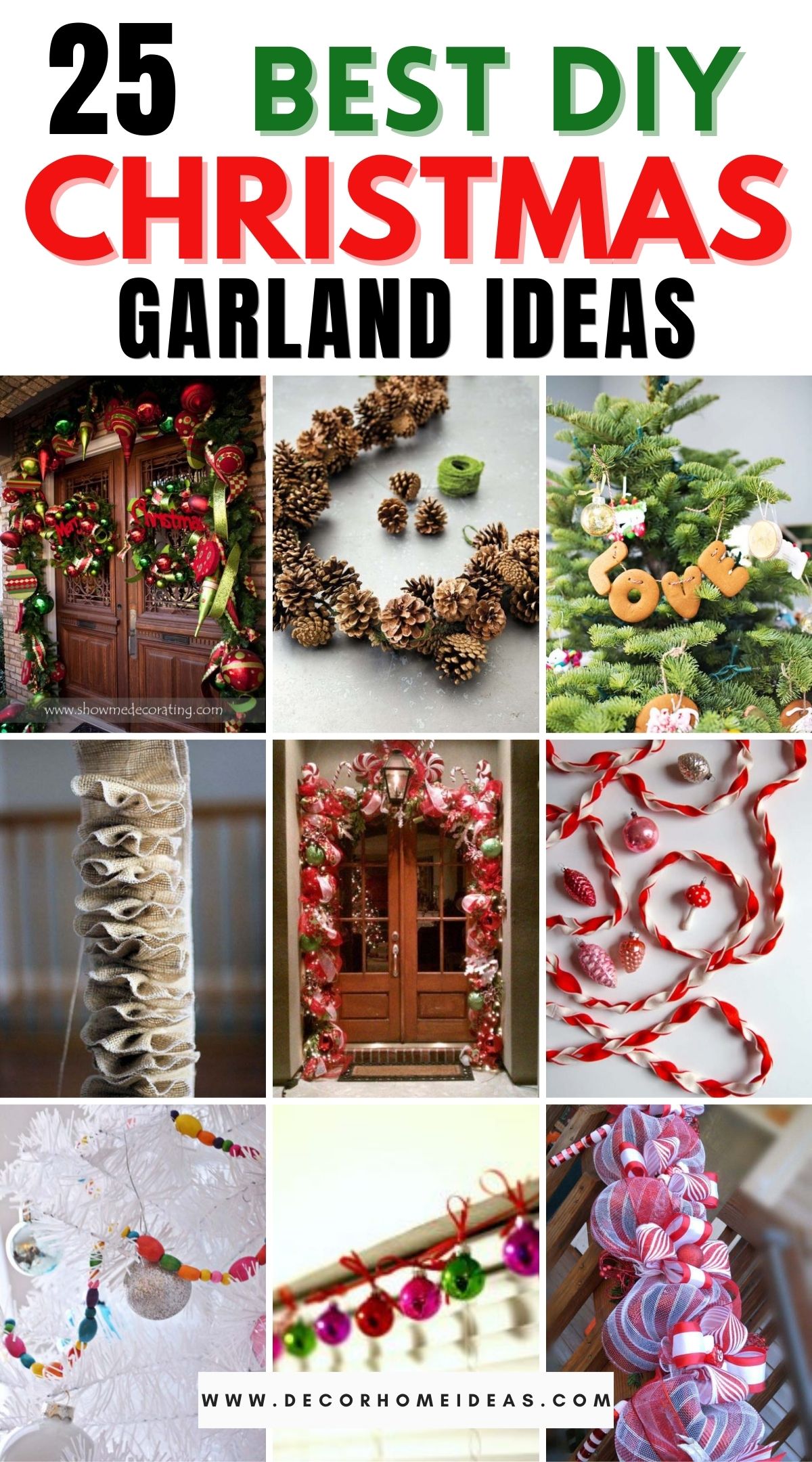 55 Best DIY Christmas Garland Ideas 3