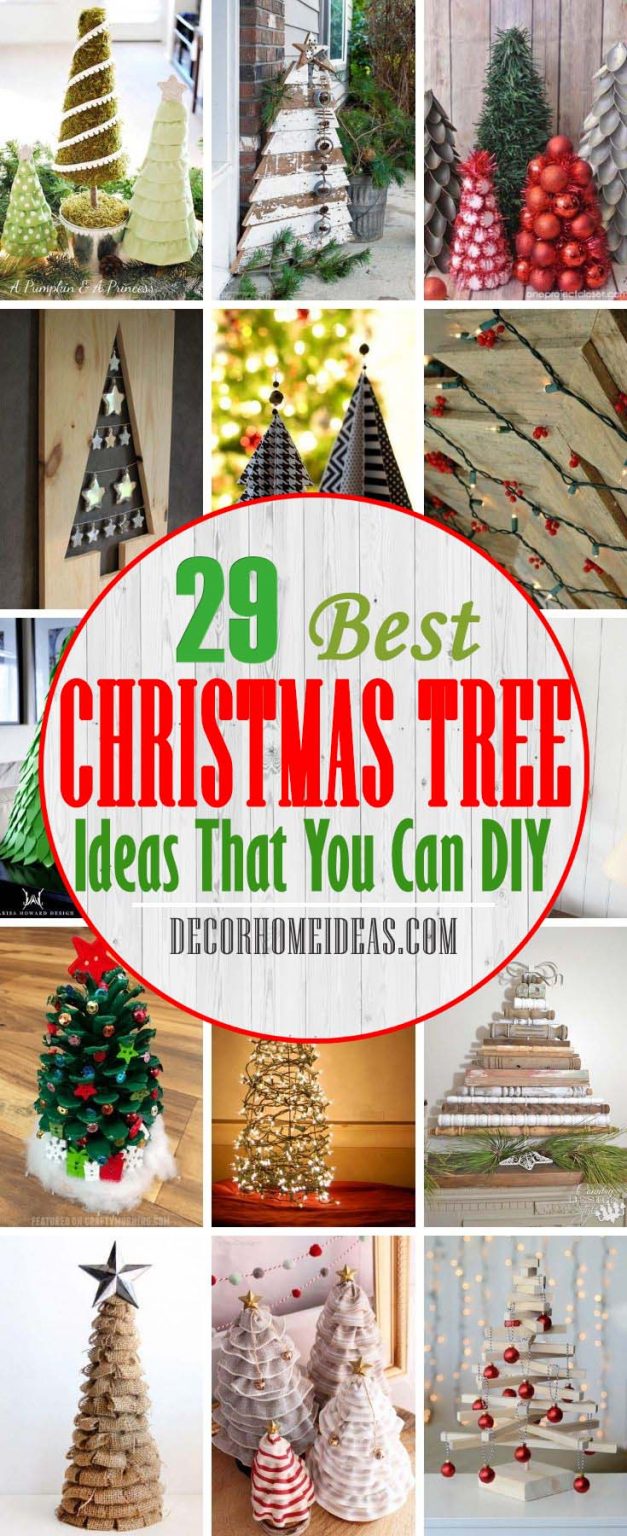 29 Amazingly Creative DIY Christmas Tree Ideas