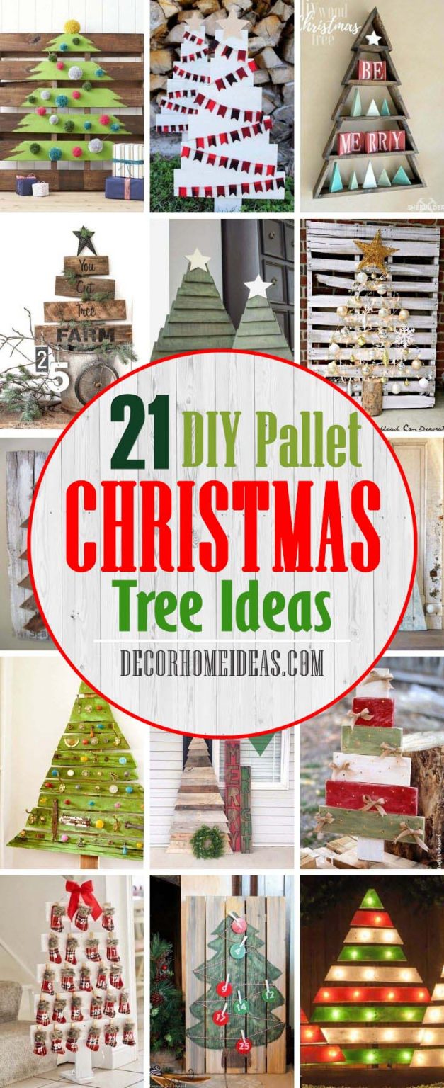 21 DIY Pallet Christmas Tree Ideas You Can Add To Your Holiday Decorations