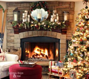 32 Amazing Christmas Mantel Decorations That'll Give Santa a Warm ...