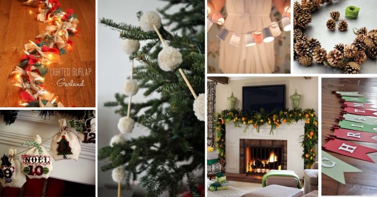 55 Best DIY Christmas Garland Decorating Ideas Wrap Your Home For The ...