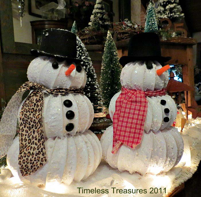 Dryer Vent Hose Snowy Snowman #Christmas #snowman #crafts #decorhomeideas
