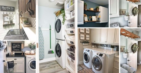 62 Best Farmhouse Laundry Room Design and Decor Ideas for 2023 | Decor ...