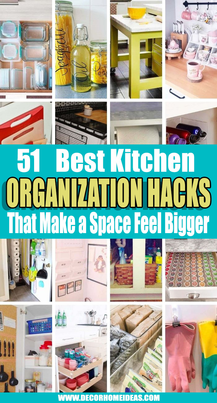 51 Kitchen Organization Ideas & Hacks That Save Space