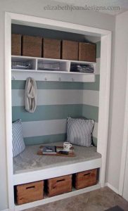 Clever Coat Closet To Entryway Bench Project 182x300 