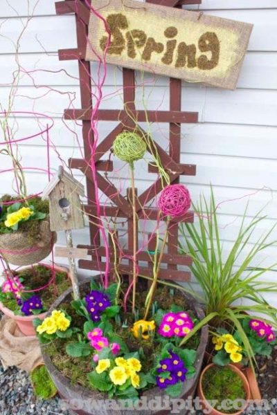 25 Beautiful Outdoor Spring Decoration Ideas That Celebrate Season's Beauty