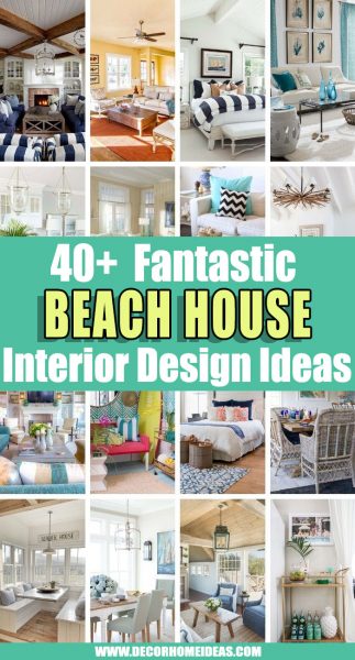 40+ Amazing Beach House Interior Design Ideas