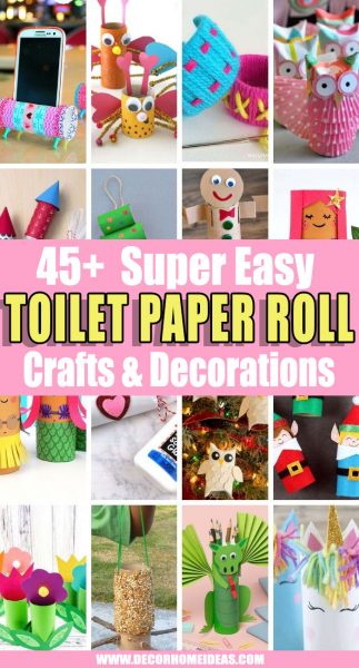 45 Super Easy Toilet Paper Roll Crafts You and Your Kid Would Love To Make