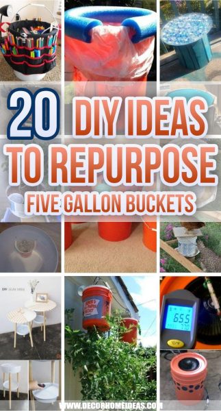 Super Creative DIY Ideas To Repurpose Five Gallon Buckets